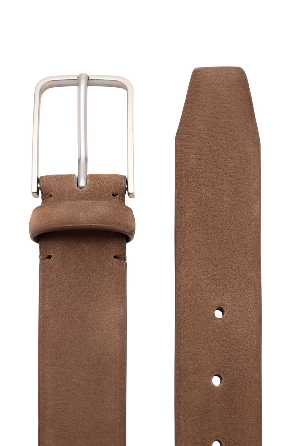 Ремень NOBUBELT из натуральной замши|Основной цвет:Бежевый Мужской Mango Man Ремень NOBUBELT из натуральной замши (цвет ), артикул 27031247 | Фото 2