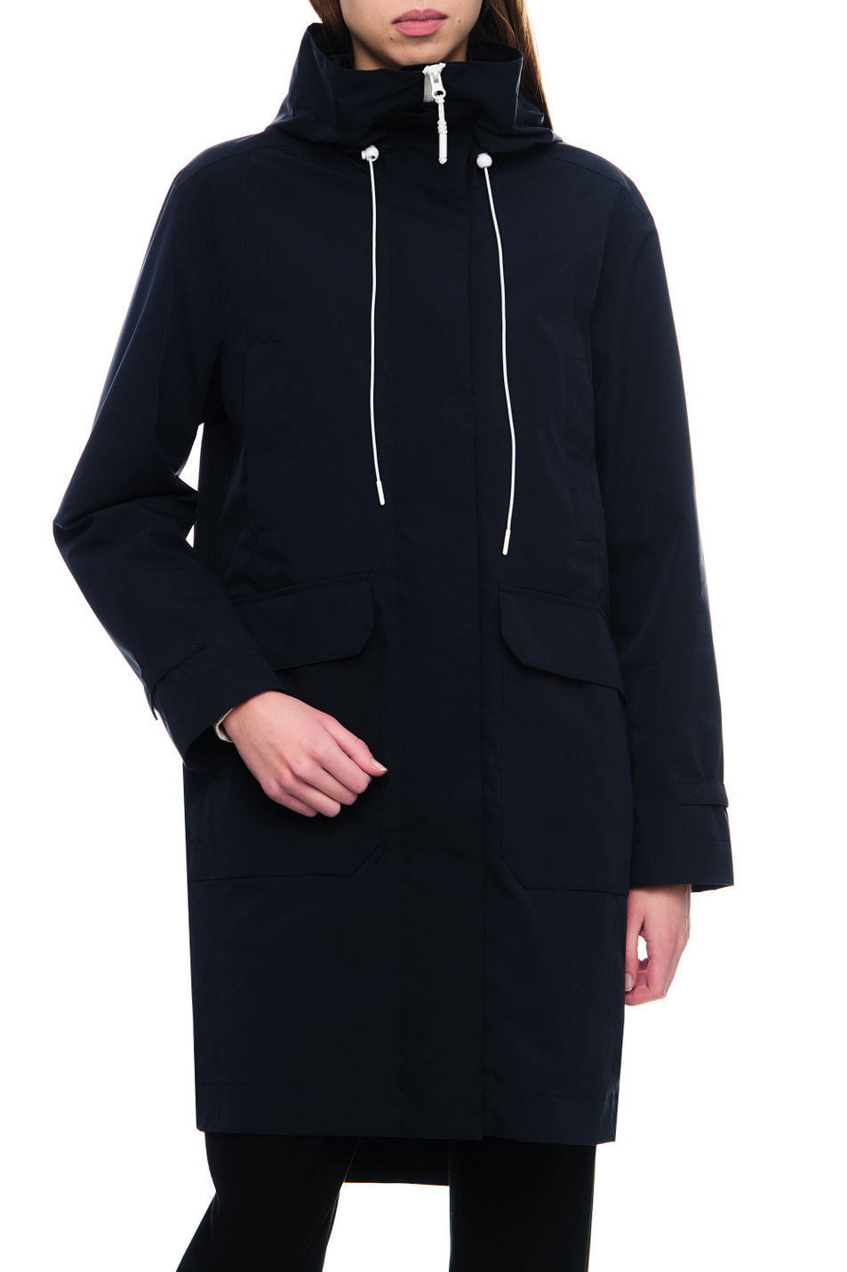 Женский Gerry Weber Куртка на молнии с капюшоном (цвет ), артикул 150207-31148 | Фото 4