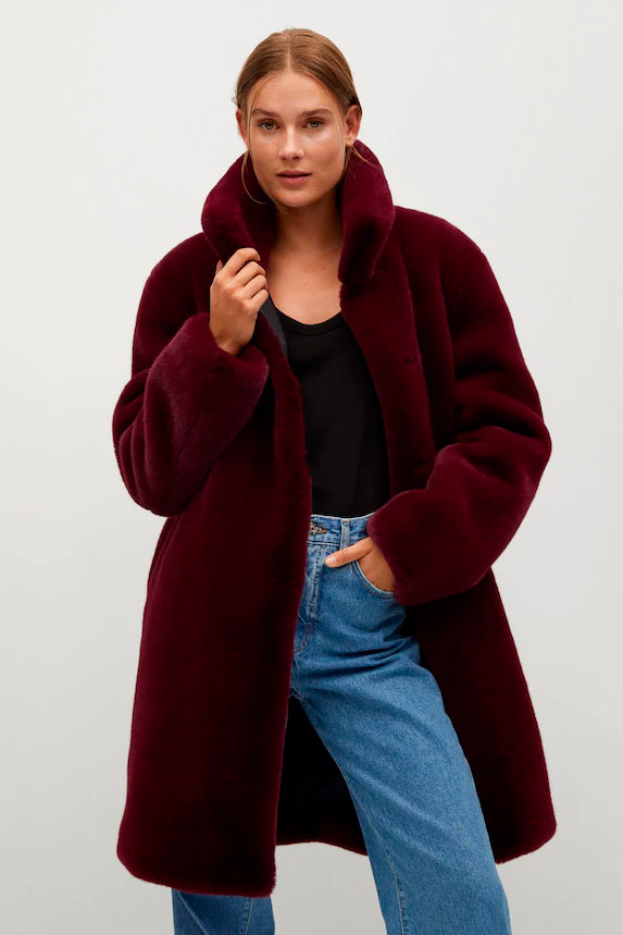 Женский Mango Пальто из искусственного меха CHILLYN (цвет ), артикул 77007105 | Фото 1