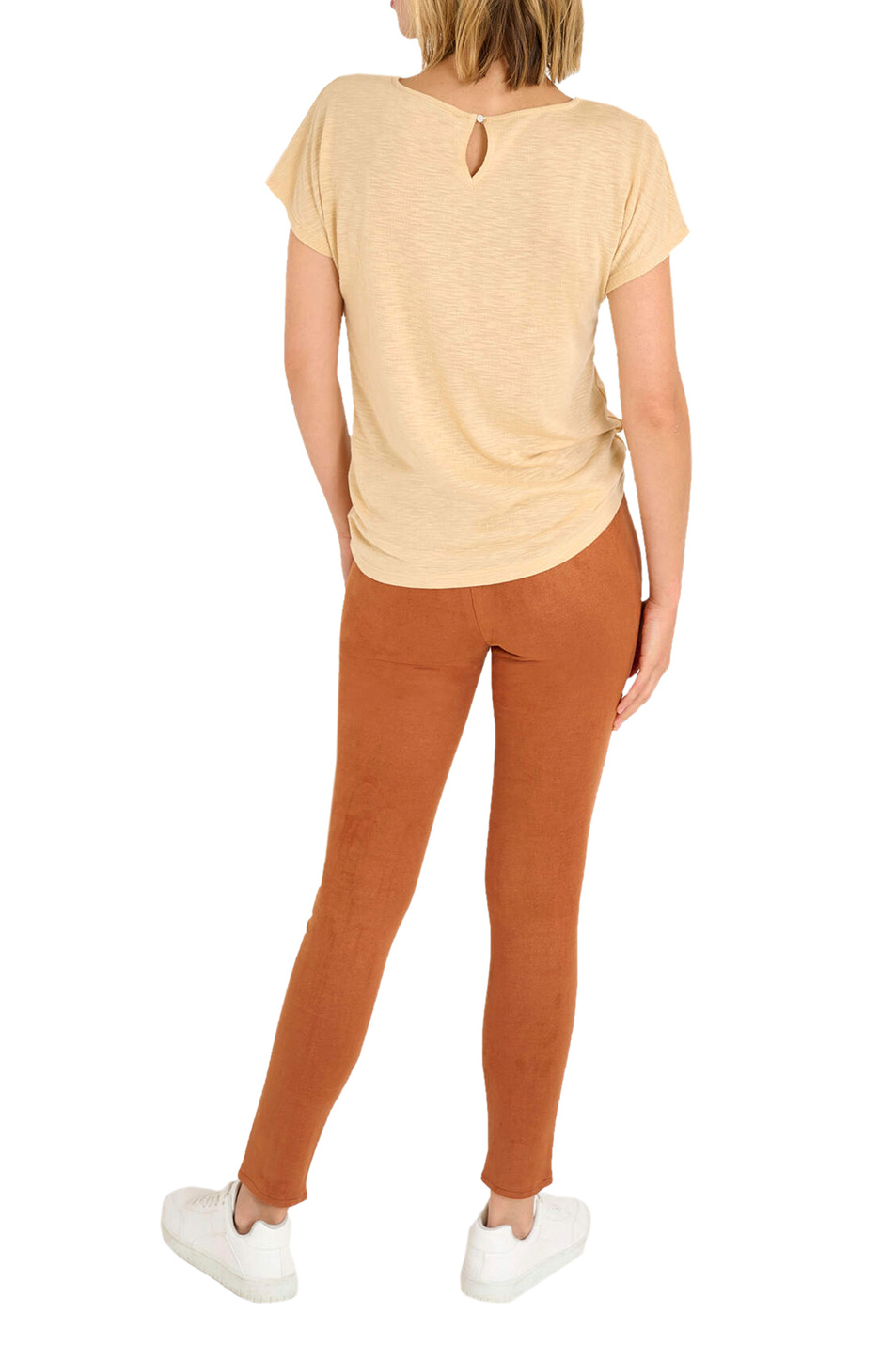 Женский Orsay Бархатистые однотонные брюки (цвет ), артикул 350167 | Фото 3