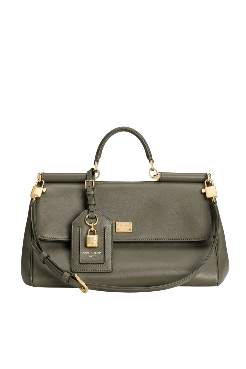 Сумка My Sicily из натуральной кожи|Основной цвет:Хаки Женский Dolce & Gabbana Сумка My Sicily из натуральной кожи (цвет ), артикул BB7782-B7321 | Фото 1