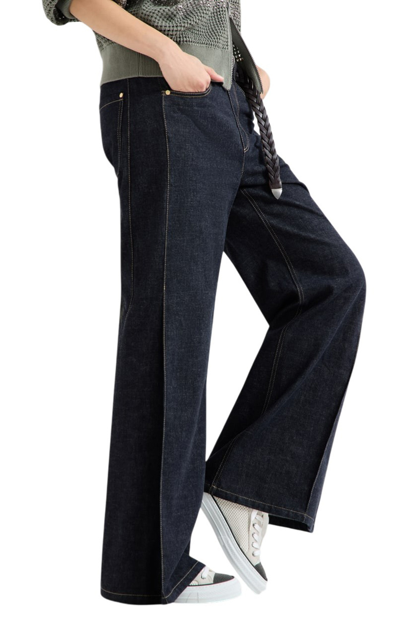 Женский Brunello Cucinelli Джинсы из хлопка (цвет ), артикул ML134P5981 | Фото 4