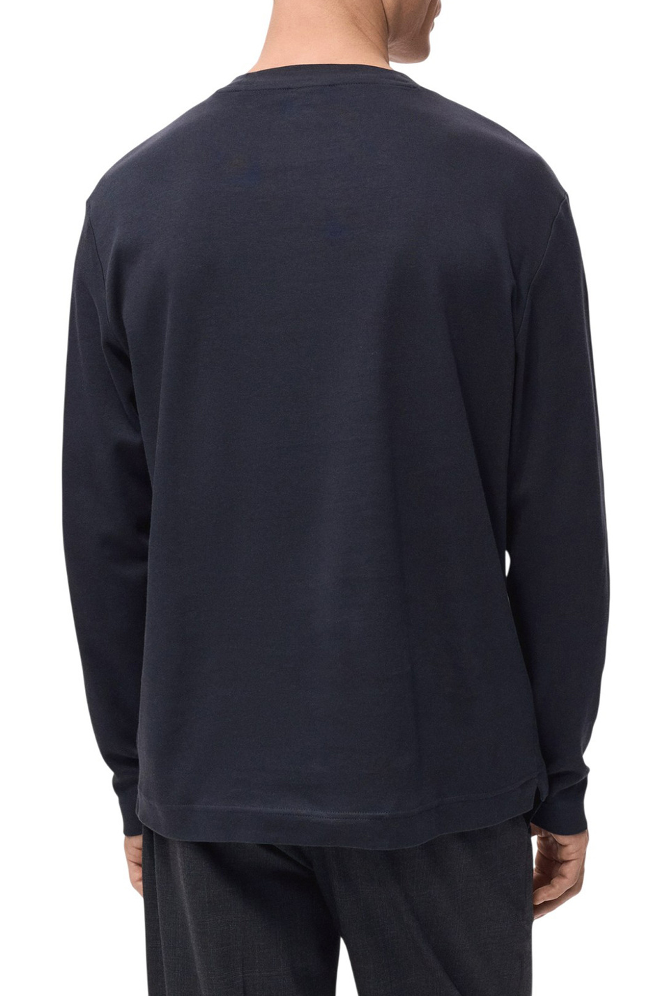 Мужской Mango Man Лонгслив GARETH из хлопка (цвет ), артикул 27061254 | Фото 4