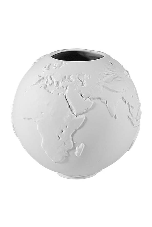 Ваза "Земной шар" 12 см|Основной цвет:Белый|Артикул:14-004-91-1 | Фото 1
