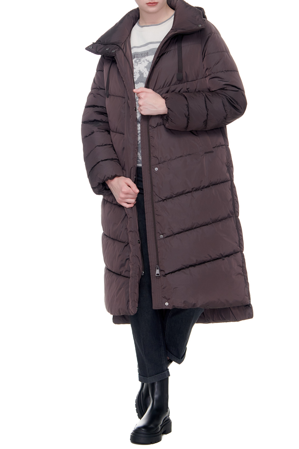 Gerry Weber Стеганое пальто с воротником-стойкой (цвет ), артикул 650235-31142 | Фото 3