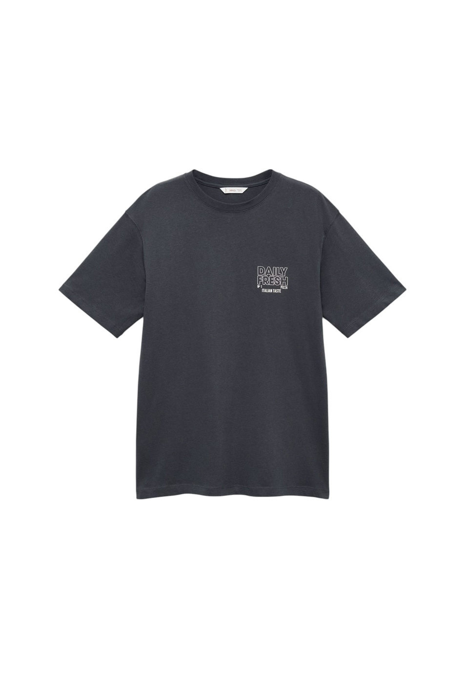 Мальчикам Mango Kids Футболка PIZZA из хлопка (цвет ), артикул 17031226 | Фото 1