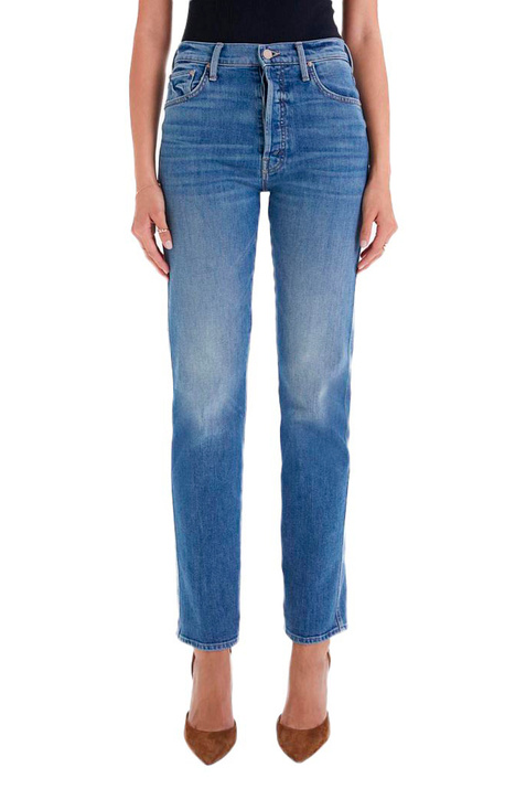 Mother Прямые джинсы из эластичного хлопка ( цвет), артикул 10124-624 | Фото 1