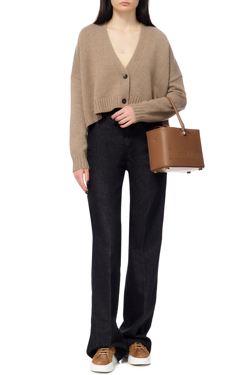 Женский Max Mara Кардиган SABBIA из шерсти и кашемира (цвет ), артикул 2313460233 | Фото 2