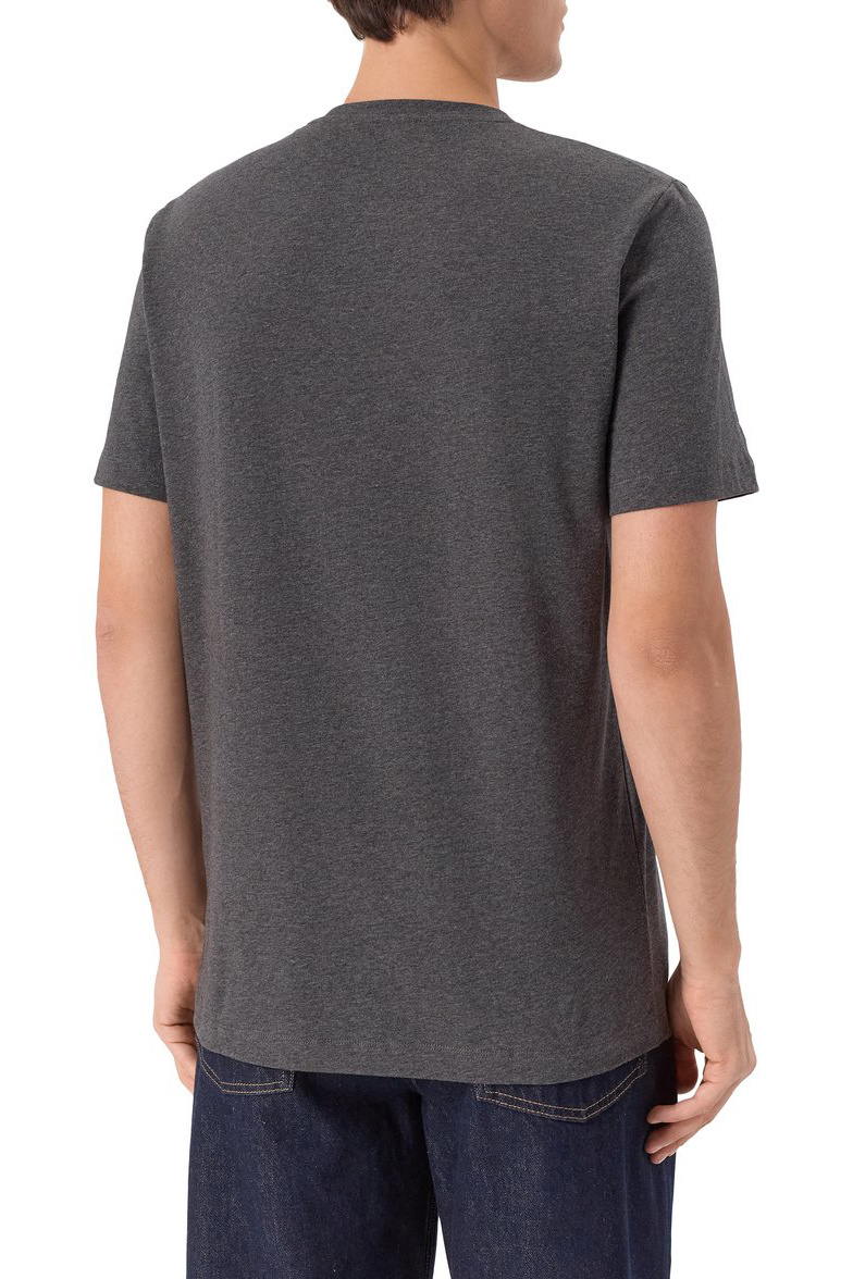 Мужской Corneliani Футболка с логотипом (цвет ), артикул 26G582-2625019 | Фото 4