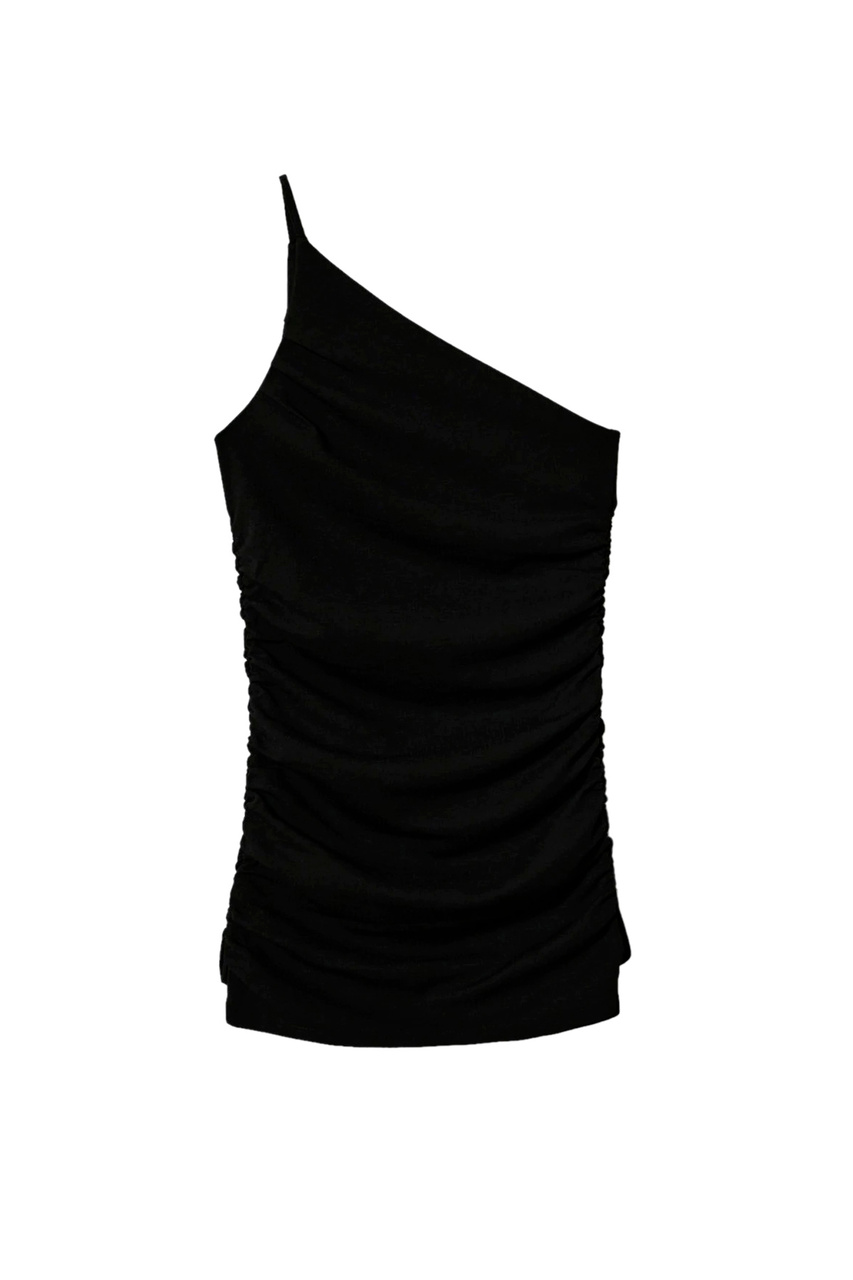 Платье MARITA с асимметричным вырезом|Основной цвет:Черный|Артикул:37039101 | Фото 1