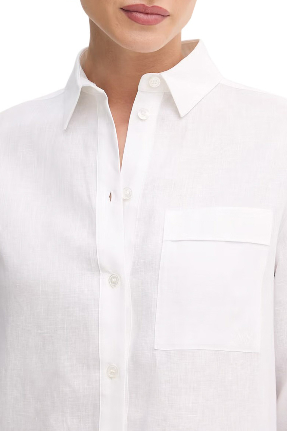 Женский Max Mara Рубашка FILO из льна (цвет ), артикул 2616111028 | Фото 6