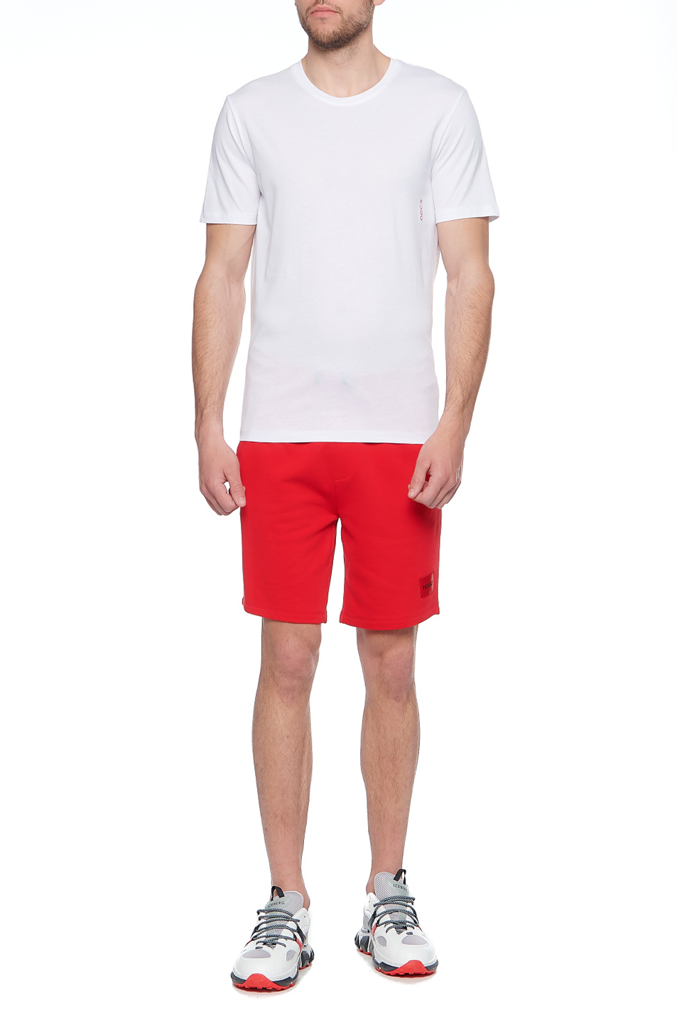 HUGO Комплект футболок с вертикальным логотипом (цвет ), артикул 50408203 | Фото 7