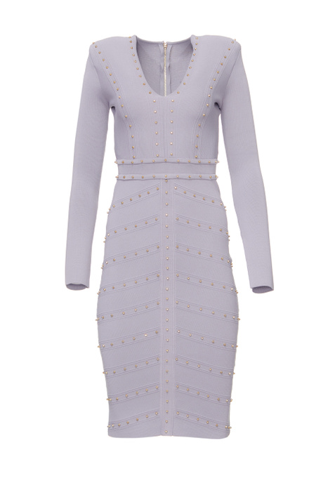 Elisabetta Franchi Платье-футляр с золотистыми заклёпками ( цвет), артикул AM18B16E2 | Фото 1