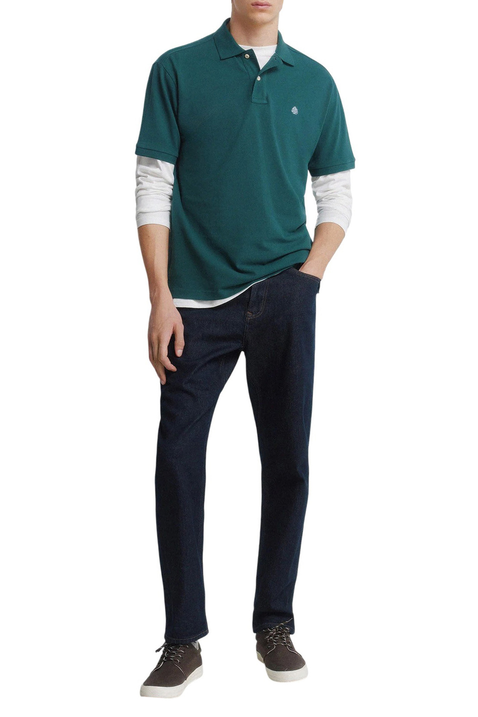 Мужской Springfield Поло из хлопка (цвет ), артикул 8551097 | Фото 2