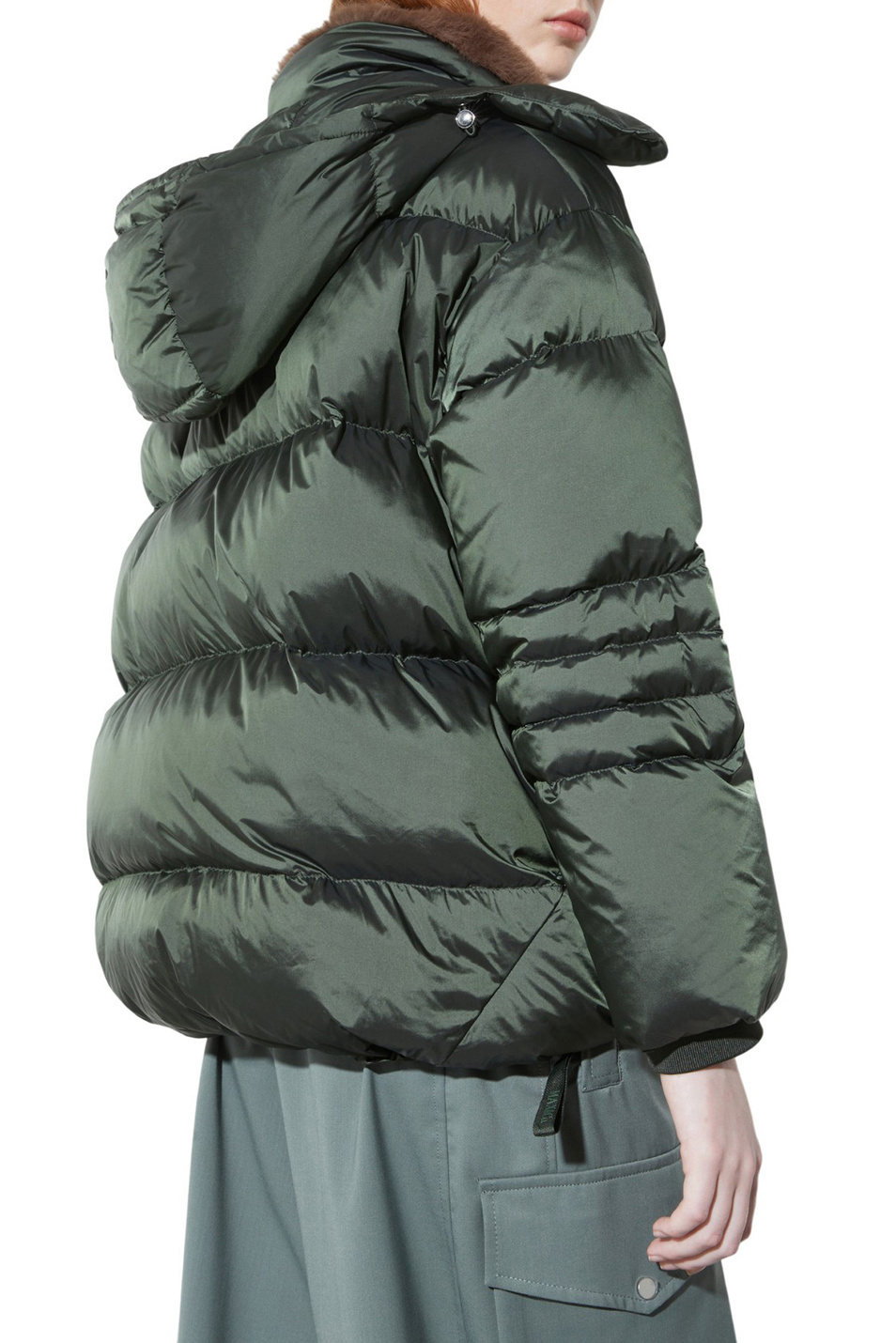 Куртка CURSORE с пуховым наполнителем|Основной цвет:Зеленый Женский MAX&Co. Куртка CURSORE с пуховым наполнителем (цвет ), артикул 2526486034 | Фото 4