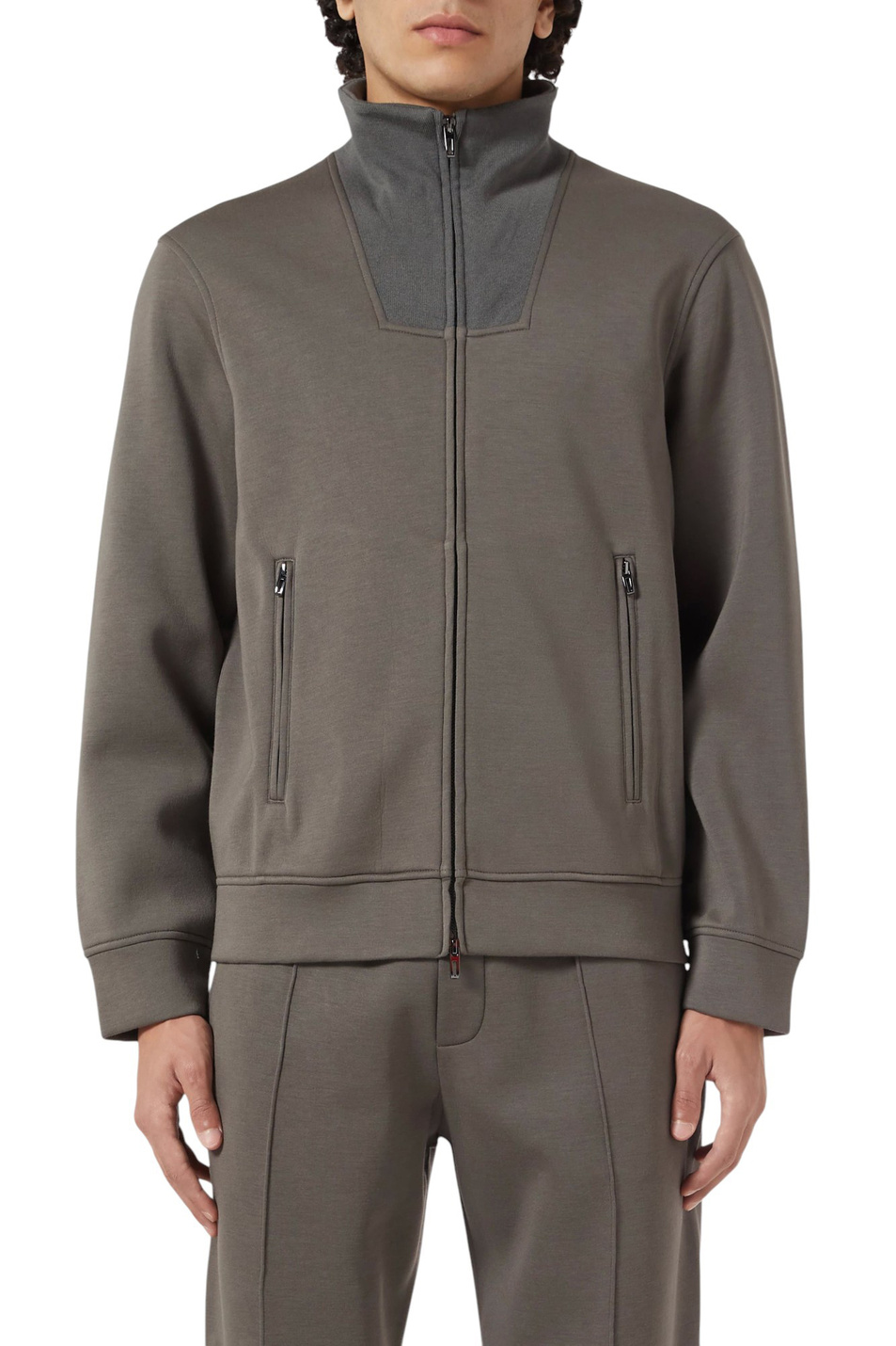 Мужской Emporio Armani Толстовка однотонная (цвет ), артикул EM003053-AF17545 | Фото 4