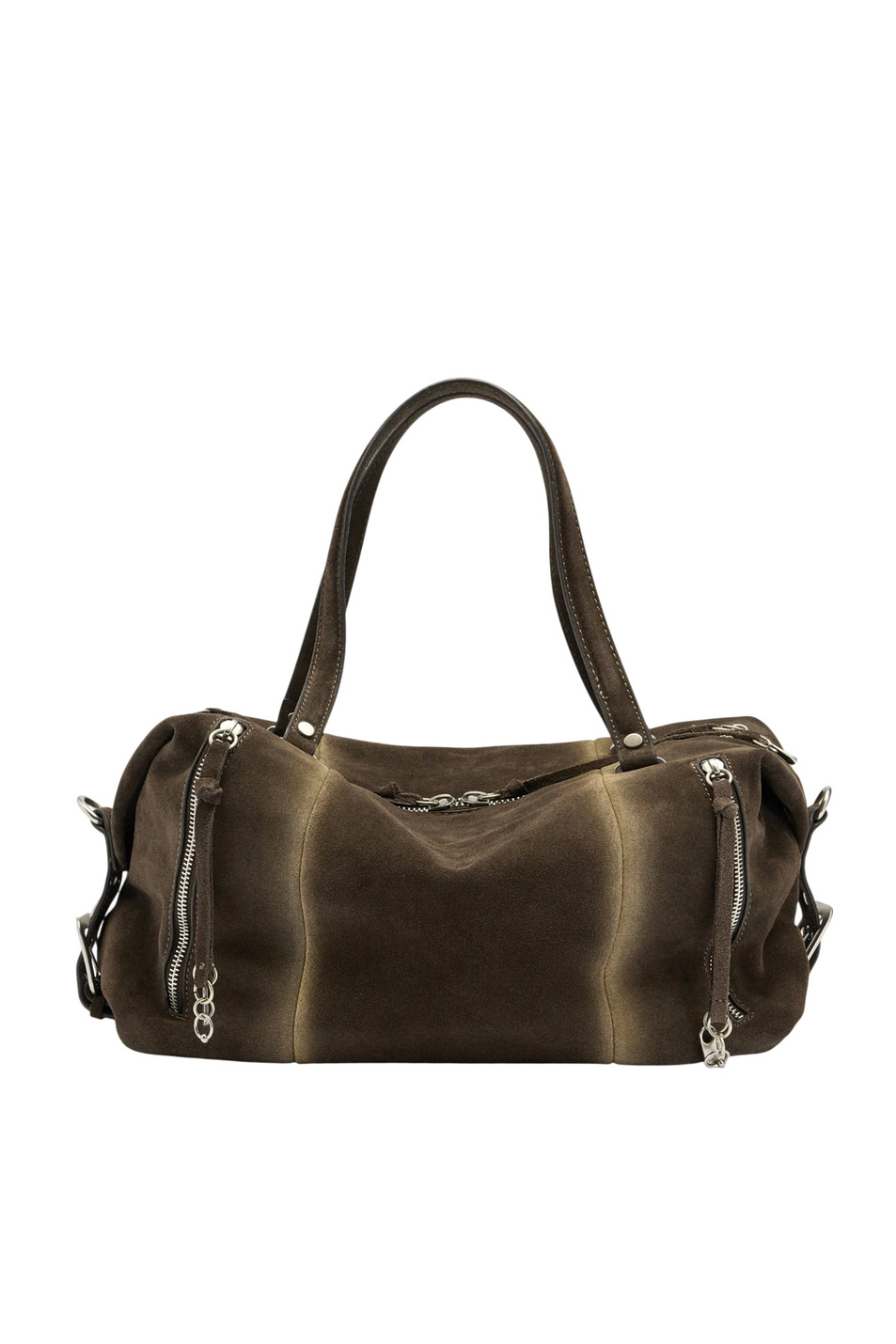 Сумка из натуральной замши|Основной цвет:Коричневый Женский Parfois Сумка из натуральной замши (цвет ), артикул 241345 | Фото 1