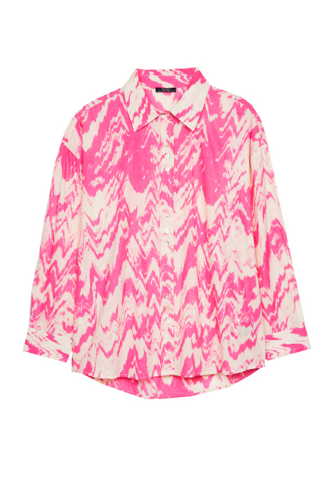 Parfois Рубашка из натурального хлопка с принтом ( цвет), артикул 204109 | Фото 1