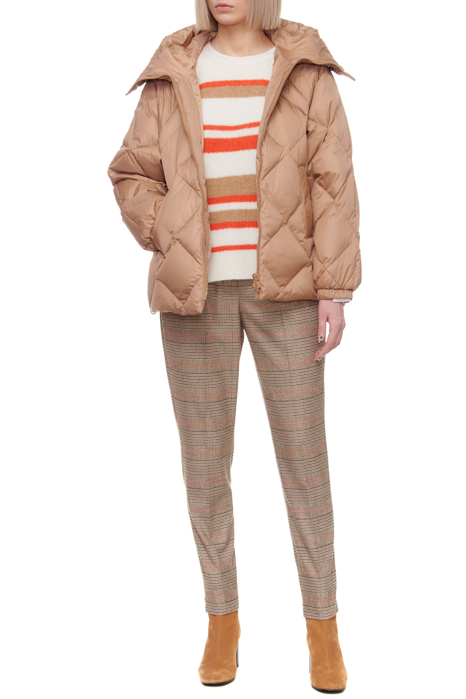 Женский Gerry Weber Куртка с объемным воротником-капюшоном (цвет ), артикул 650018-31127 | Фото 3