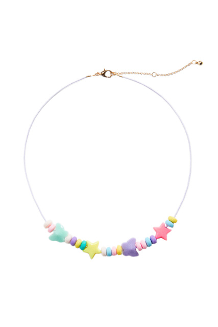 Ожерелье XUXE с цветными бусинами|Основной цвет:Мультиколор|Артикул:37025830 | Фото 1