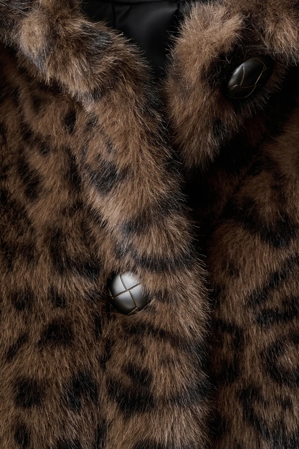 Женский Mango Полушубок ZURICH с леопардовым принтом (цвет ), артикул 17088280 | Фото 4