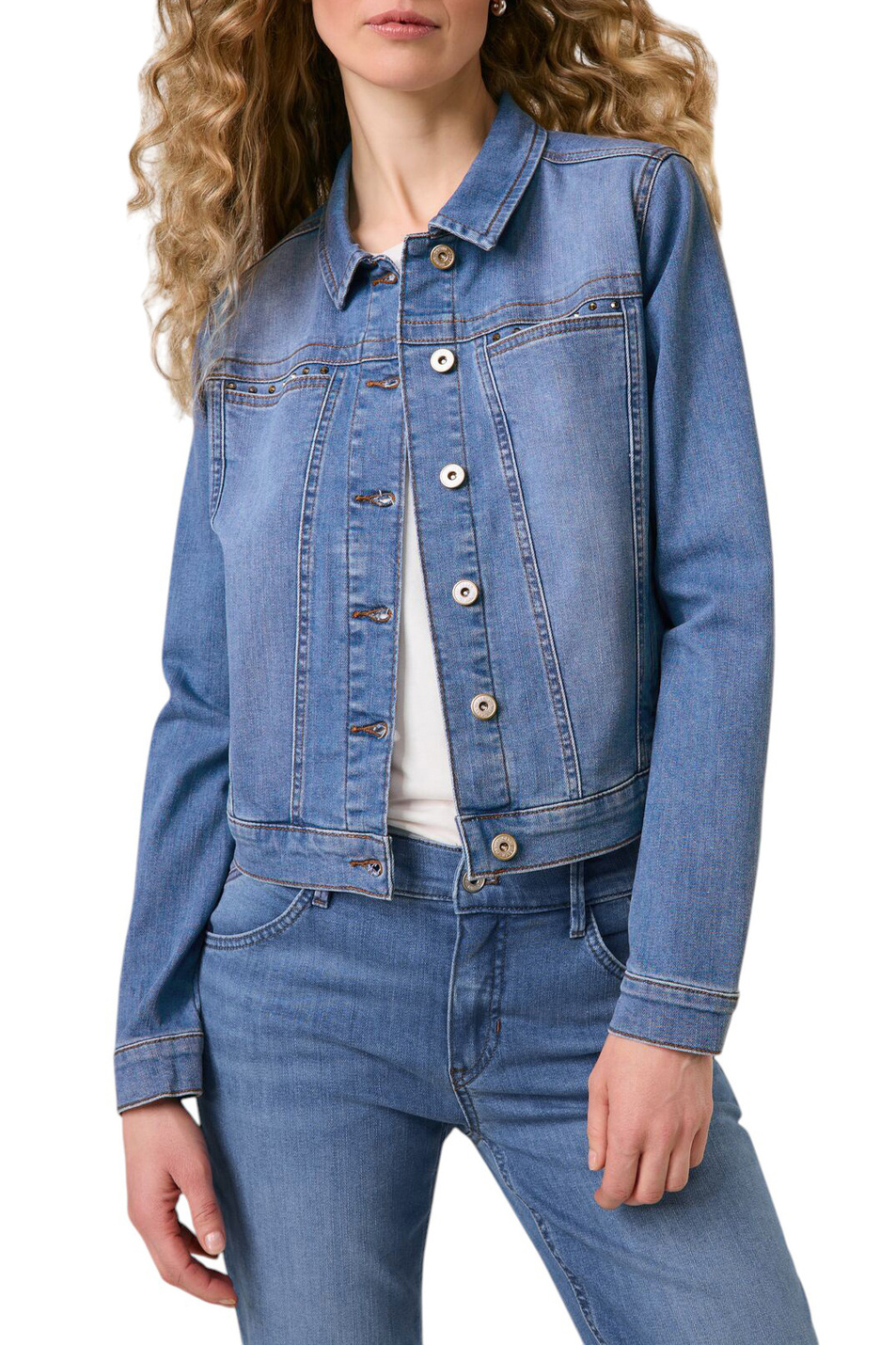 Женский Gerry Weber Куртка джинсовая (цвет ), артикул 550323-66839 | Фото 3