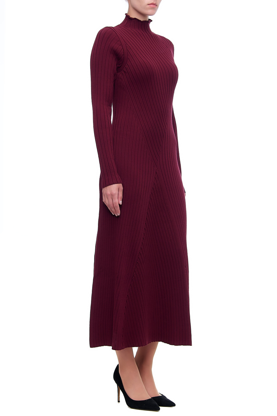 BOSS Платье из смесовой вискозы с высокой горловиной (цвет ), артикул 50461770 | Фото 3