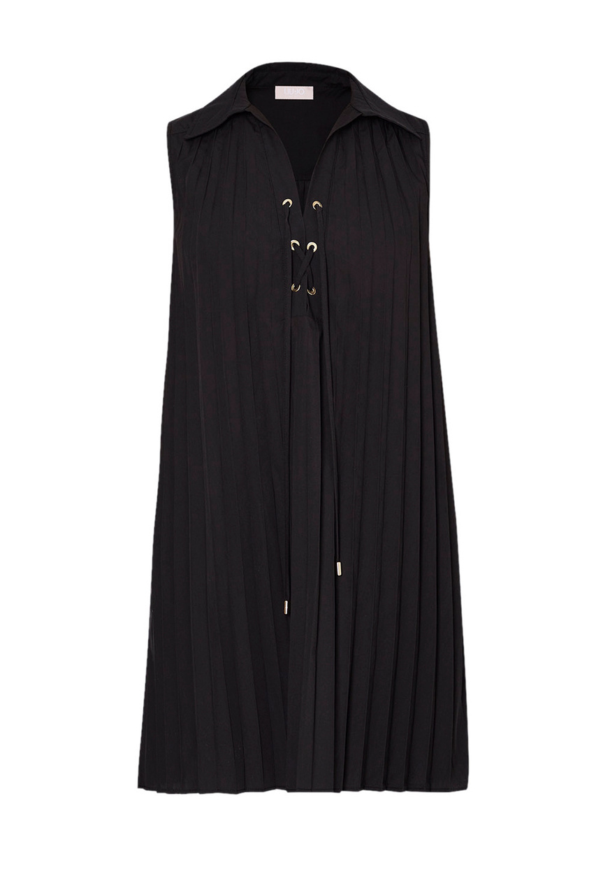 Платье плиссированное|Основной цвет:Черный|Артикул:MA4361T3352 | Фото 1