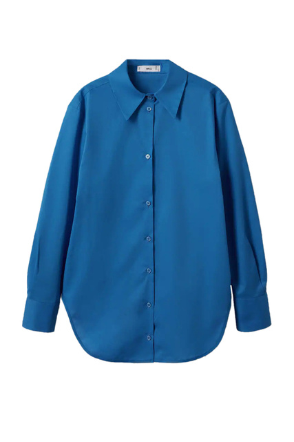 Рубашка LIMPIA из поплина|Основной цвет:Голубой|Артикул:27042518 | Фото 1