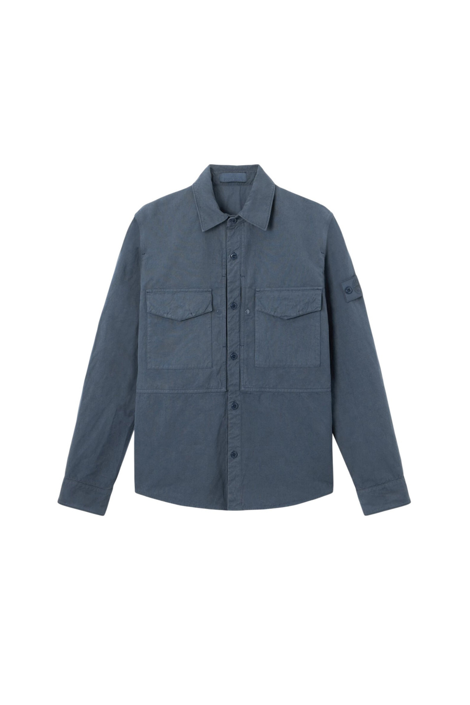 Мужской Stone Island Куртка-рубашка из хлопка и льна (цвет ), артикул L1S151200012-S0F36 | Фото 1