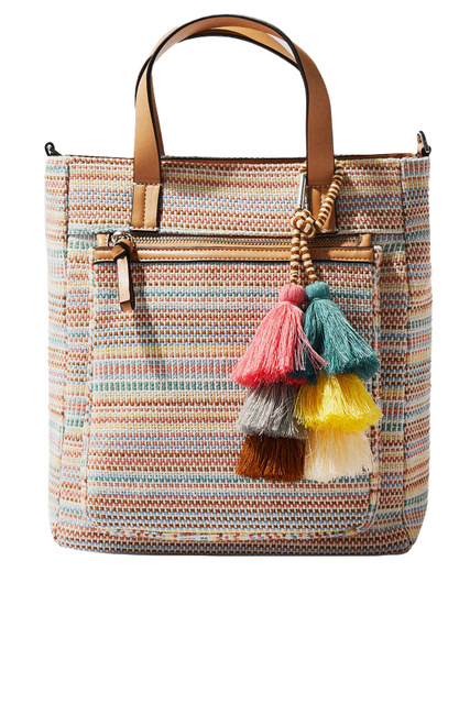 Рюкзак-сумка с разноцветной подвеской|Основной цвет:Мультиколор|Артикул:206392 | Фото 1