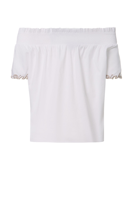 Блузка RAVENNA с открытыми плечами|Основной цвет:Белый|Артикул:1G17LZY817 | Фото 2