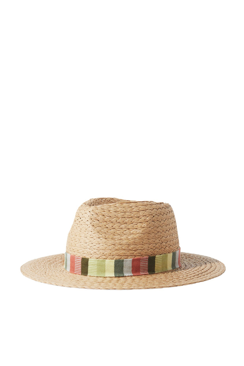 Шляпа плетеная|Основной цвет:Бежевый|Артикул:199454 | Фото 1