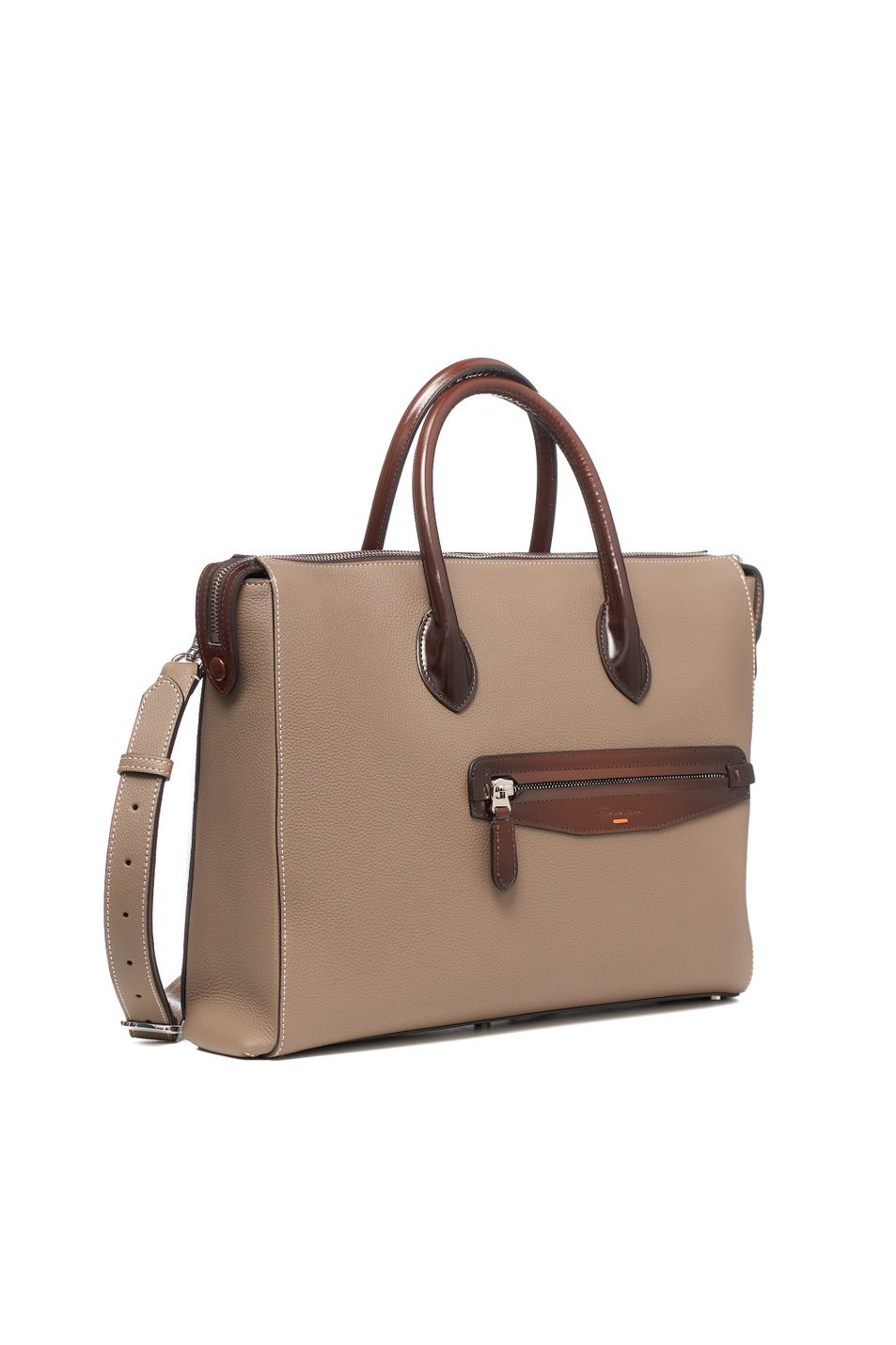 Не имеет пола Santoni Сумка из натуральной кожи (цвет ), артикул UFBBA2645BS-ACSUE81 | Фото 2