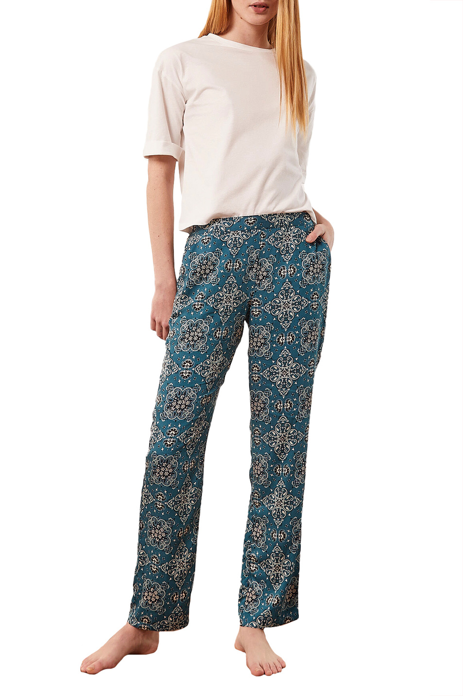 Женский Etam Пижамные брюки BEL с принтом (цвет ), артикул 6532551 | Фото 2