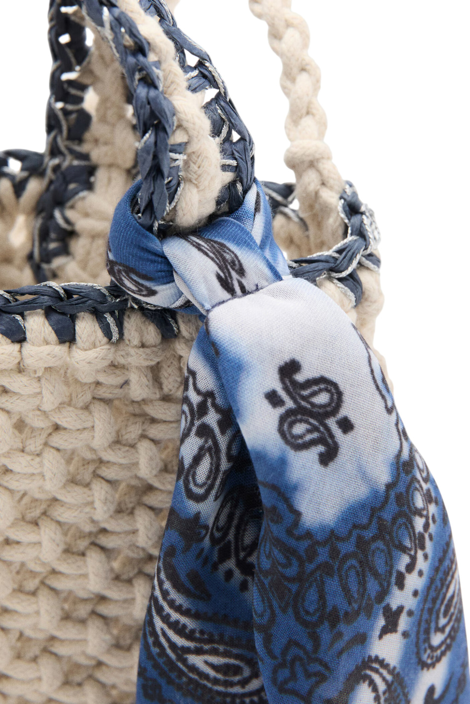 Девочкам Mango Kids Сумка MACRAME вязаная (цвет ), артикул 27045152 | Фото 4