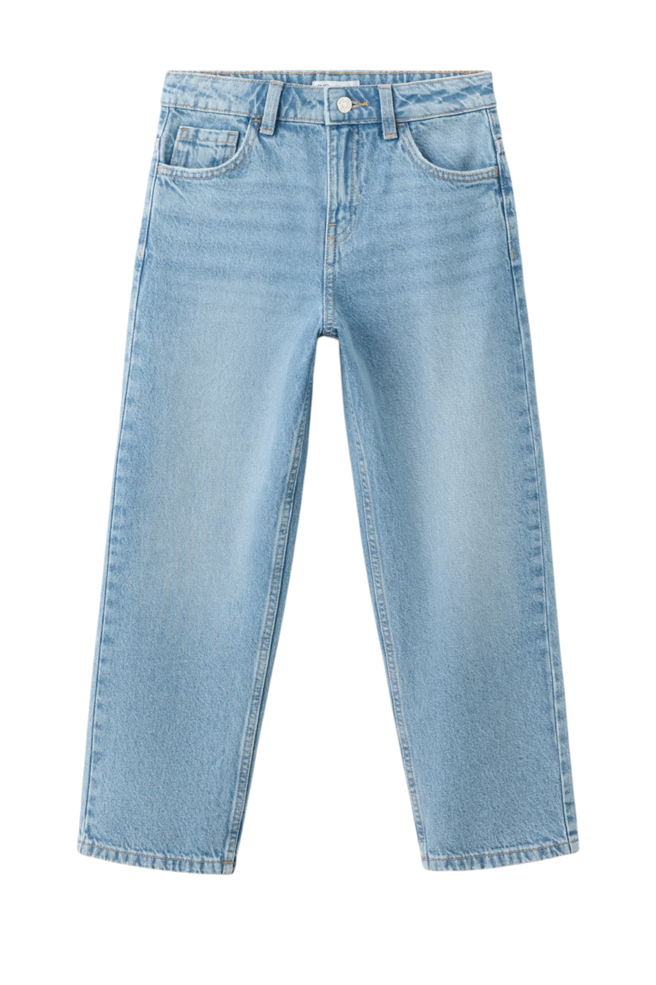 Мальчикам Mango Kids Джинсы STRAIGHT из хлопка (цвет ), артикул 37063862 | Фото 1