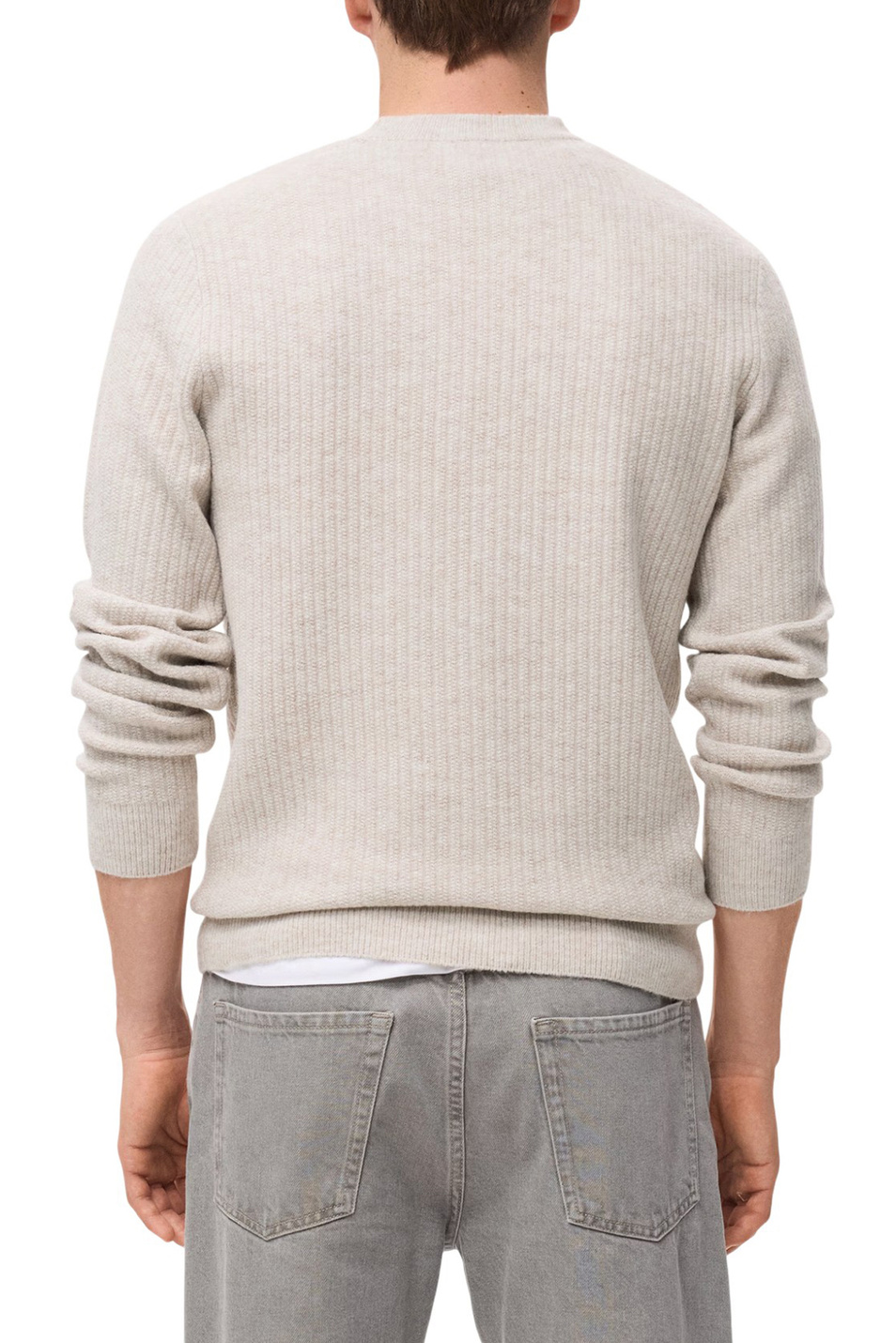 Мужской Mango Man Джемпер PARK с круглым вырезом (цвет ), артикул 17017898 | Фото 4