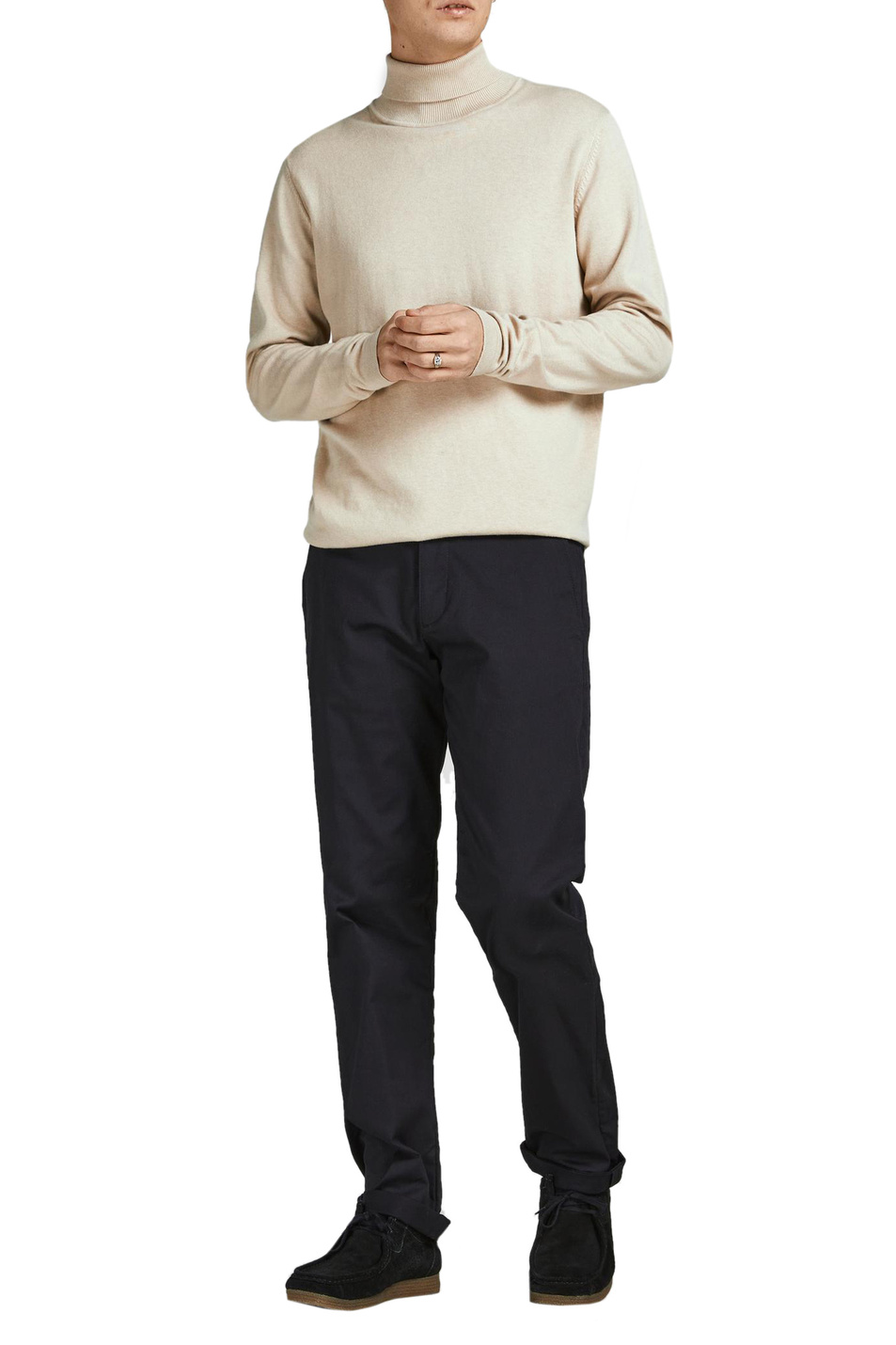 Мужской Jack & Jones Водолазка из натурального хлопка (цвет ), артикул 12196902 | Фото 3