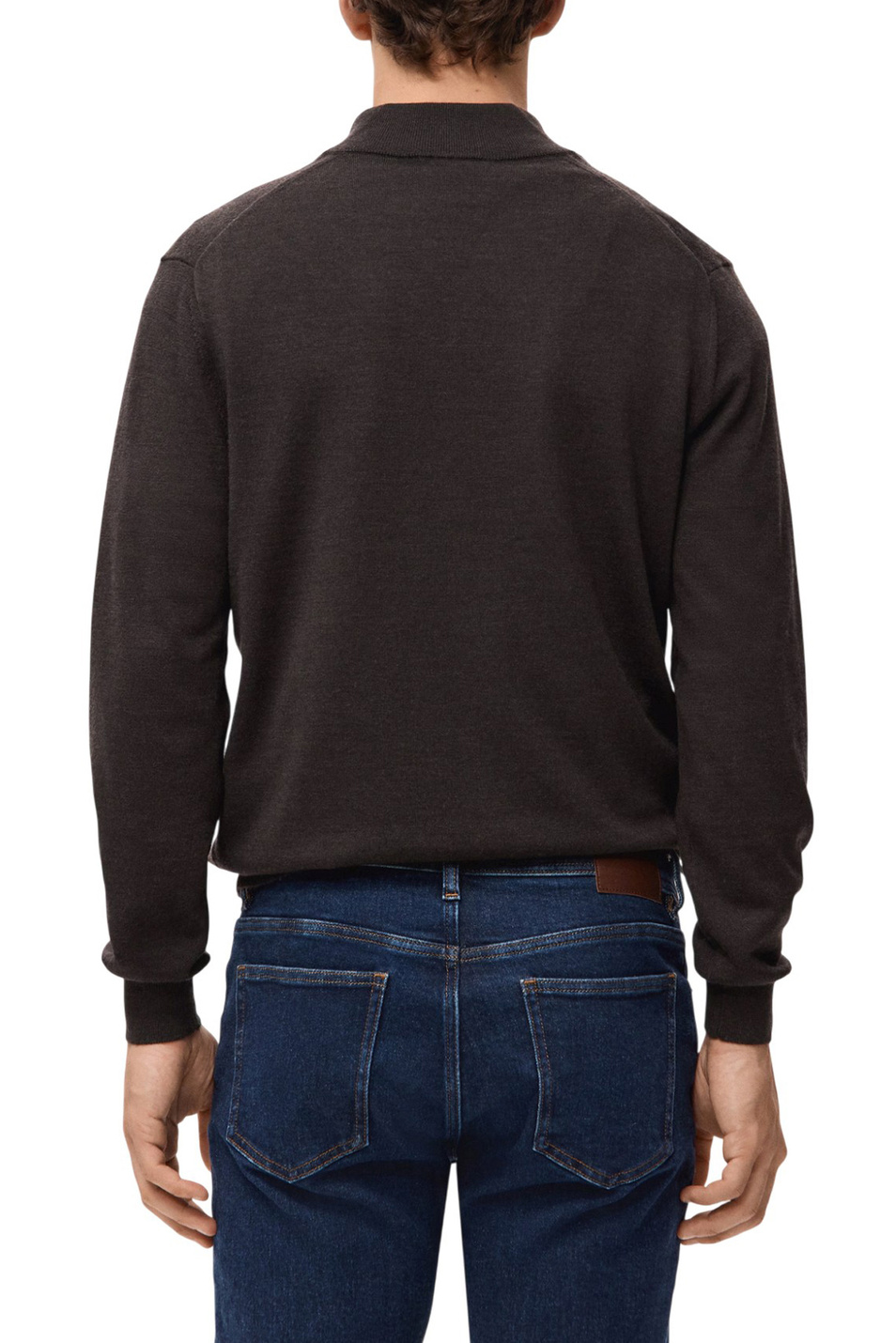 Мужской Mango Man Свитер WILLYP из шерсти (цвет ), артикул 27041285 | Фото 4