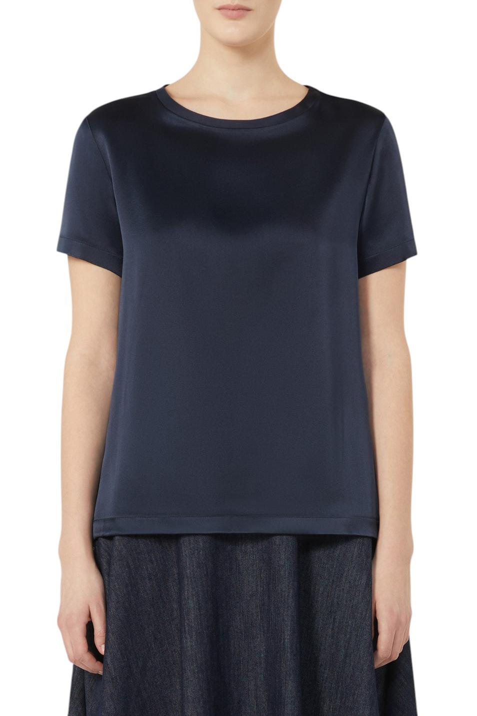 Женский Max Mara Блузка REBECCA из атласа (цвет ), артикул 2529166021 | Фото 3