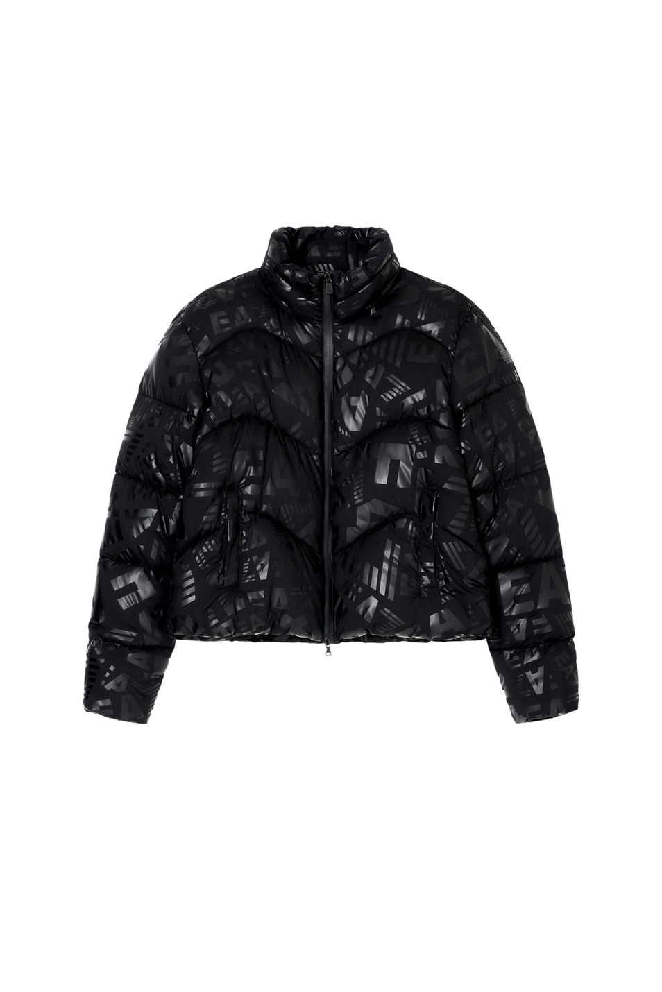 Женский EA7 Куртка стеганая с принтом (цвет ), артикул 7W000654-AF16408 | Фото 1