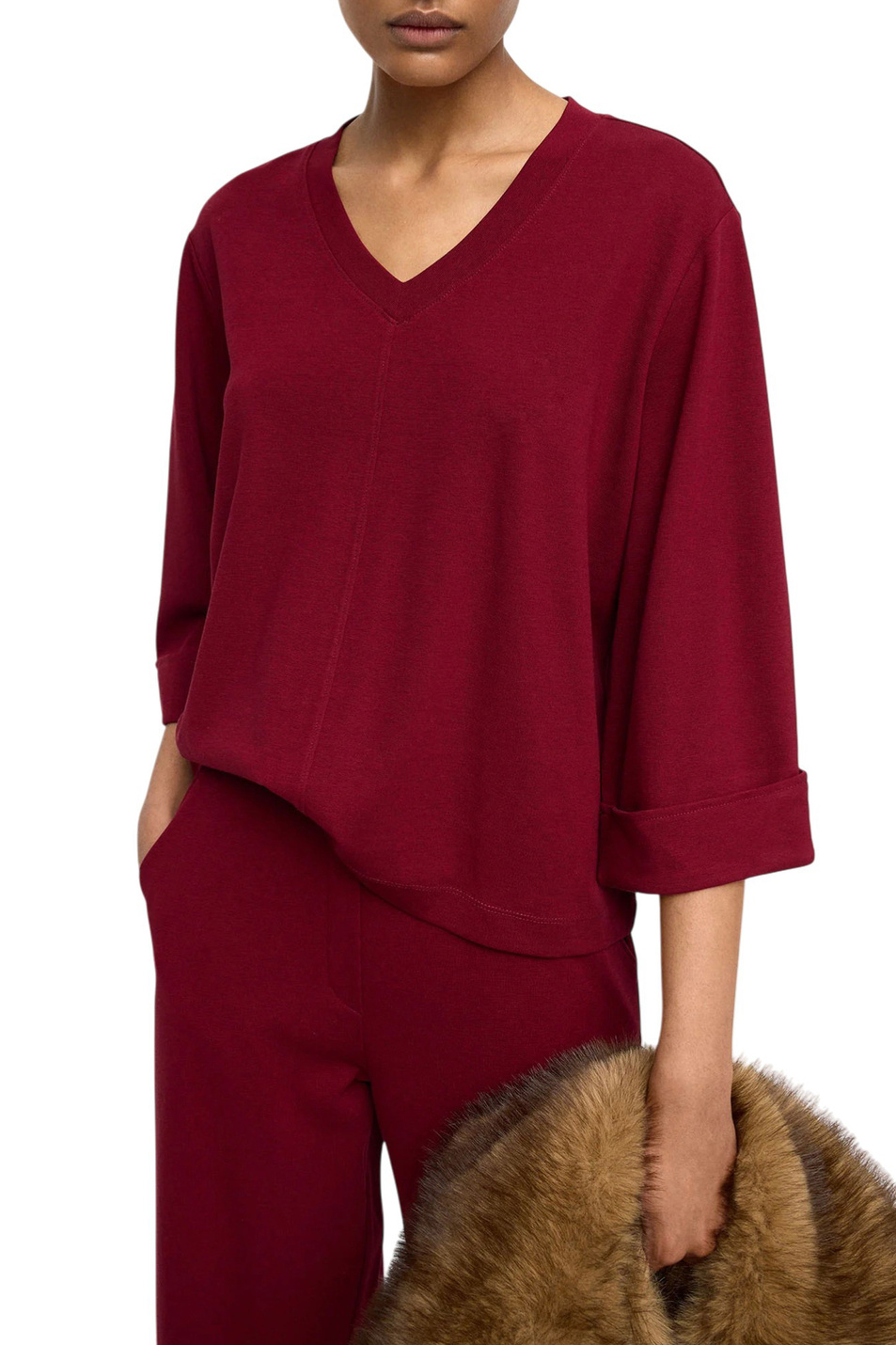 Женский Parfois Джемпер с V-образным вырезом (цвет ), артикул 244677 | Фото 3