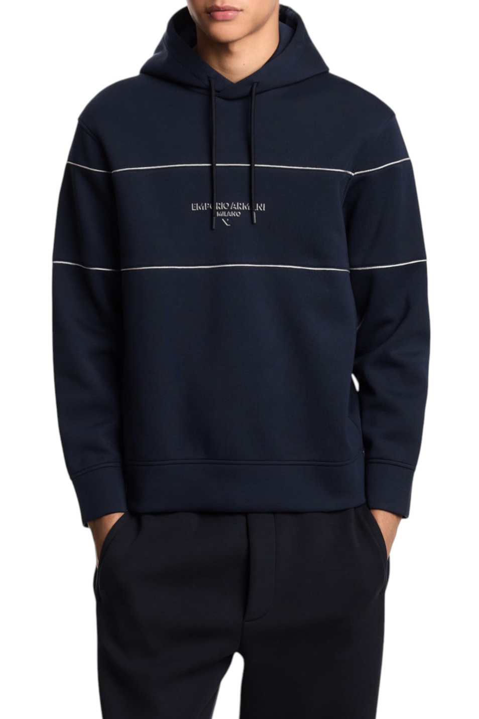 Мужской Emporio Armani Худи с логотипом (цвет ), артикул EM002885-AF17545 | Фото 3