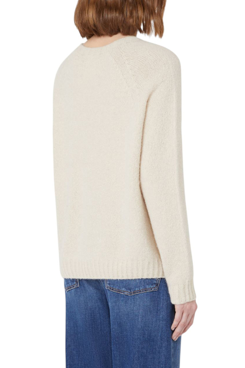 Женский Weekend Max Mara Свитер GHIACCI однотонный из смесовой альпаки (цвет ), артикул 2525366151 | Фото 4