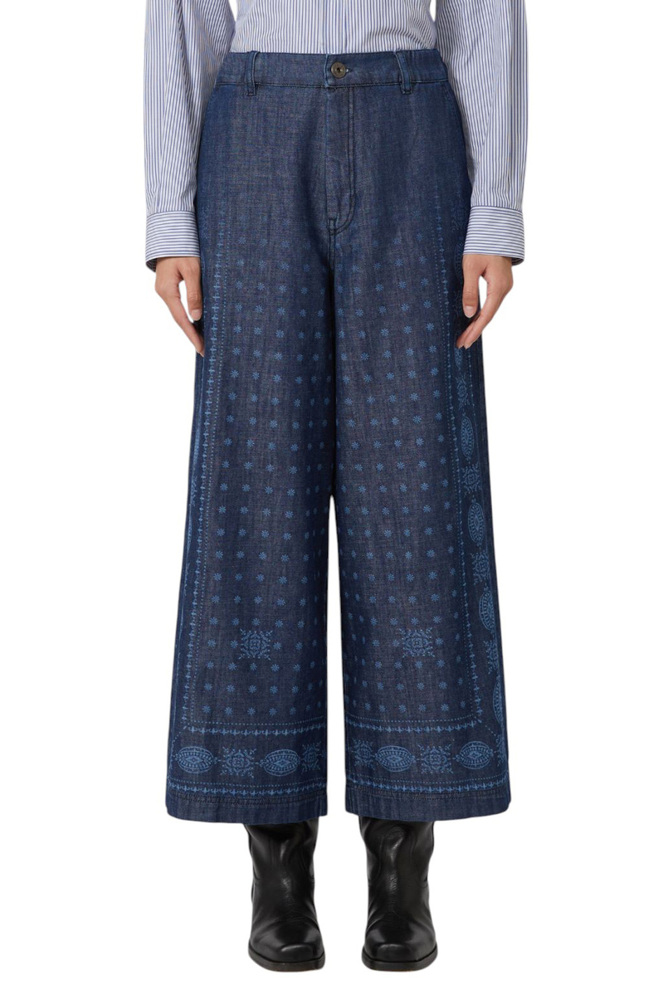 Женский Weekend Max Mara Джинсы MICRON из хлопка (цвет ), артикул 2525186011 | Фото 3