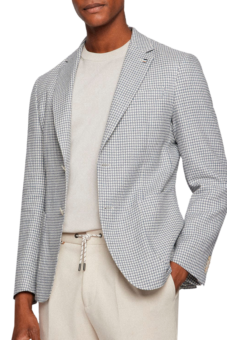 Мужской BOSS Однобортный приталенный пиджак (цвет ), артикул 50473712 | Фото 3