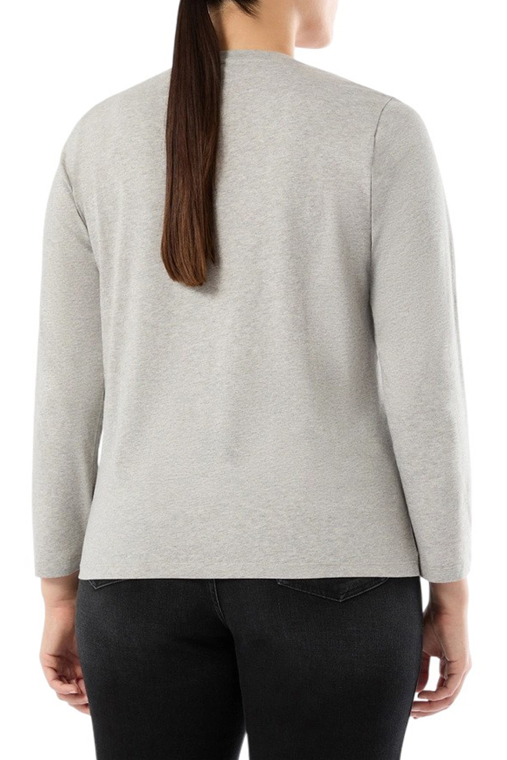 Женский Marina Rinaldi Лонгслив NINO из хлопка (цвет ), артикул 2528976037 | Фото 4