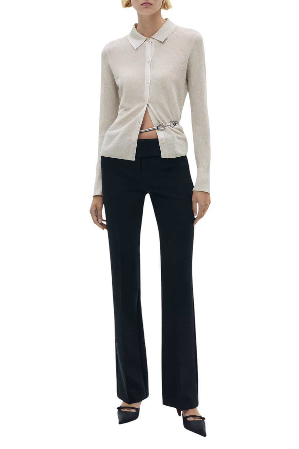 Женский Mango Кардиган KLING с люрексом (цвет ), артикул 77099056 | Фото 2