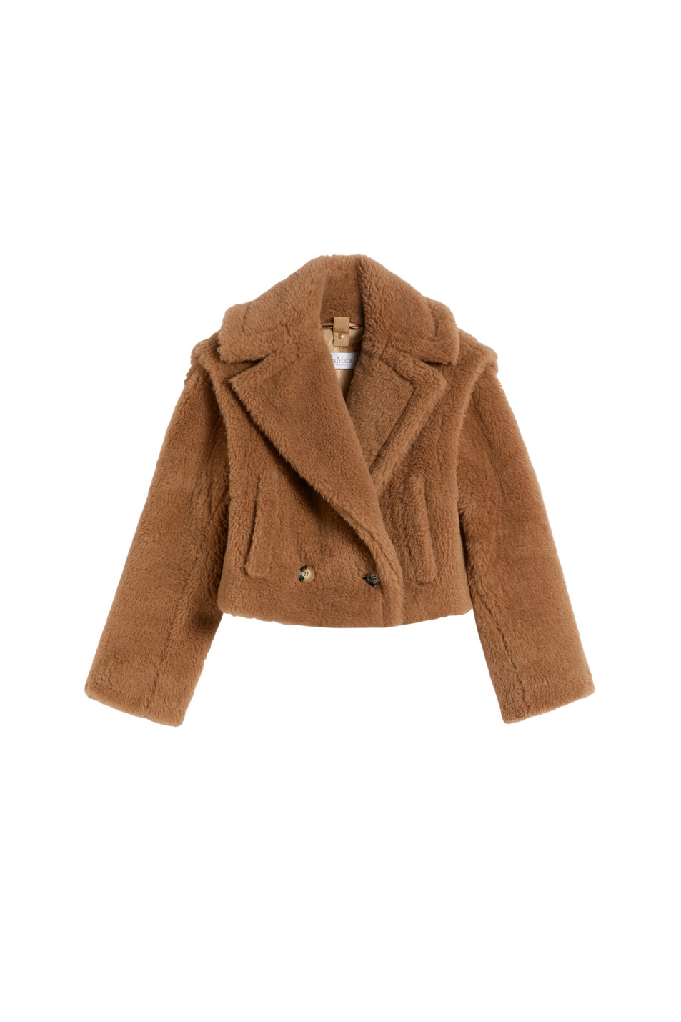 Полушубок SANTOS со съемными рукавами|Основной цвет:Коричневый Женский Max Mara Полушубок SANTOS со съемными рукавами (цвет ), артикул 2521036012 | Фото 1